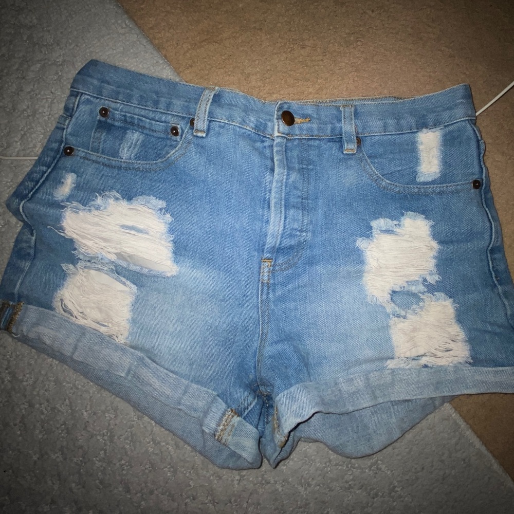 High waisted shorts